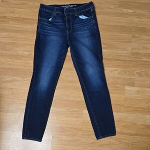 American Eagle Outfitters Dark Blue Skinny Jeans